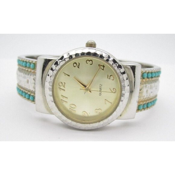 Women's Quartz WR Analog Dial Causal Round Bngale Watch (F176) - Picture 1 of 6